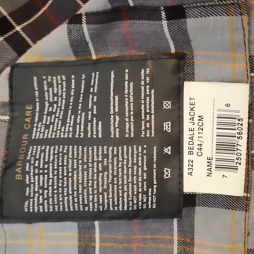 Barbour Dark Brown Jacket - Picture 12 of 15